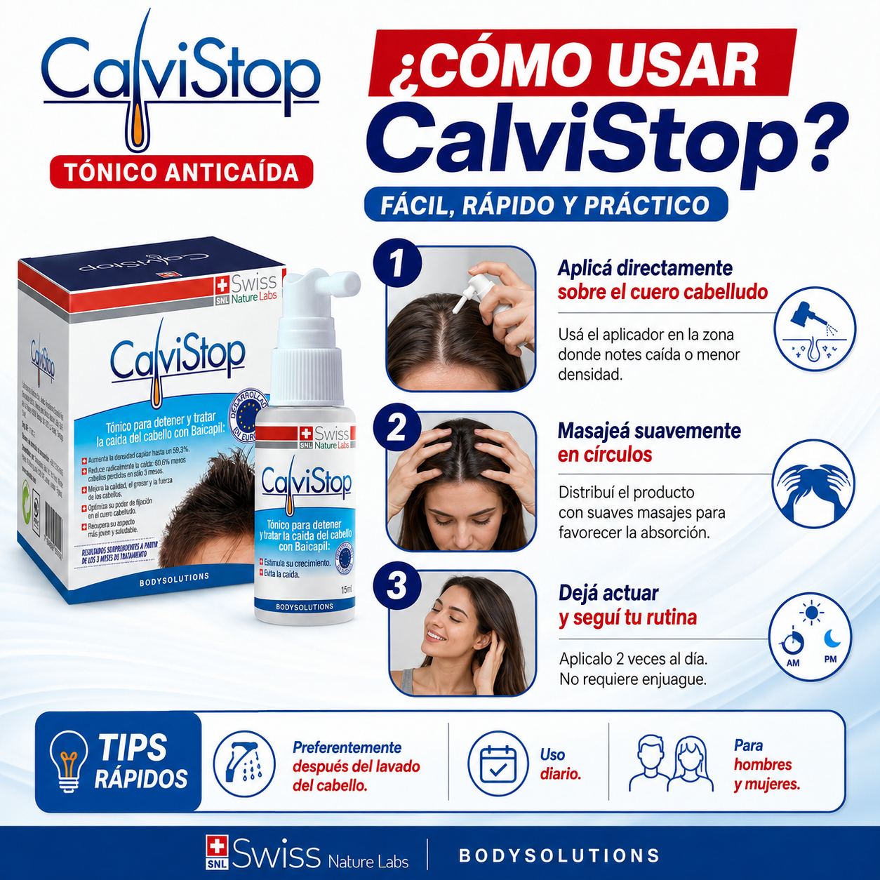 CalviStop™ — Detén la caída y recupera tu cabello
