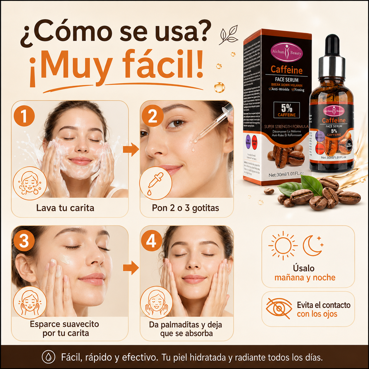 SERUM™ — Hidrata, tonifica y reduce signos de edad