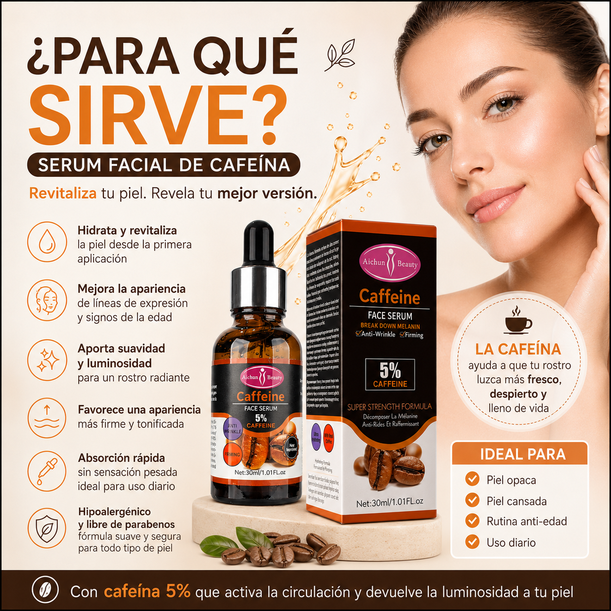 SERUM™ — Hidrata, tonifica y reduce signos de edad