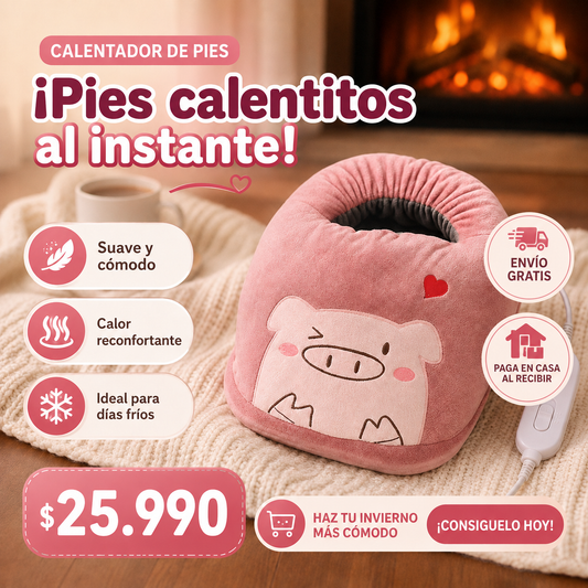 Calentador de Pies de Peluche