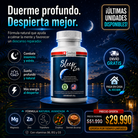 Sleep Zen™ - Recupera el sueño reparador que tu cuerpo y tu mente tanto necesitan hoy
