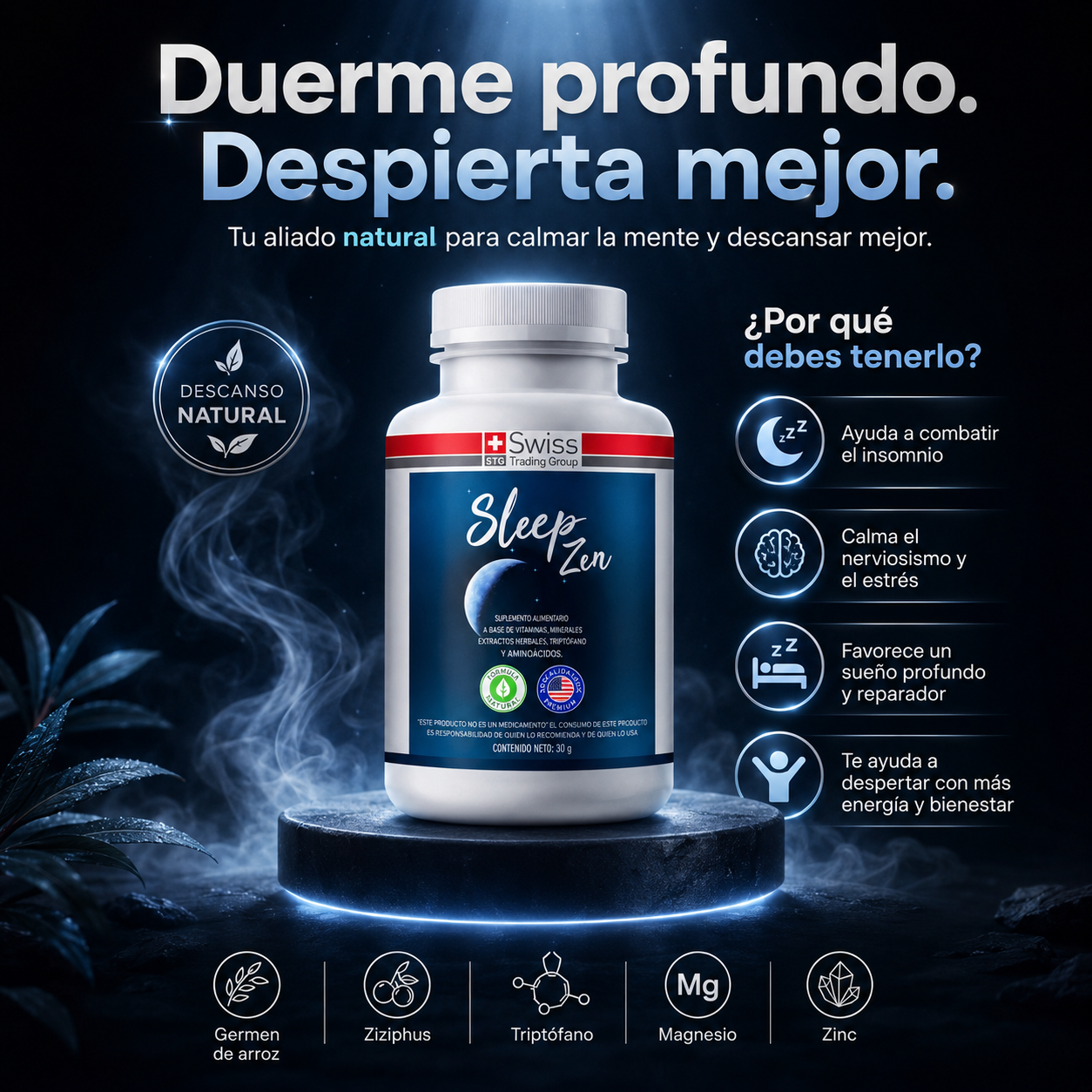 Sleep Zen™ - Recupera el sueño reparador que tu cuerpo y tu mente tanto necesitan hoy